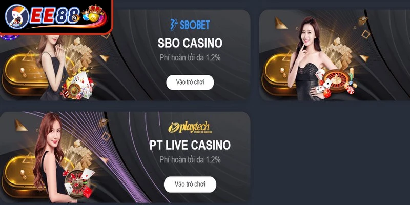 Mạng lưới đối tác chiến lược của casino EE88 bảo chứng chất lượng vận hành